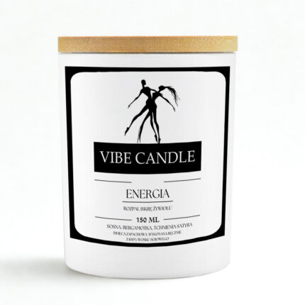 Świeca zapachowa Energia - Sosna i Bergamotka - 150 ml
